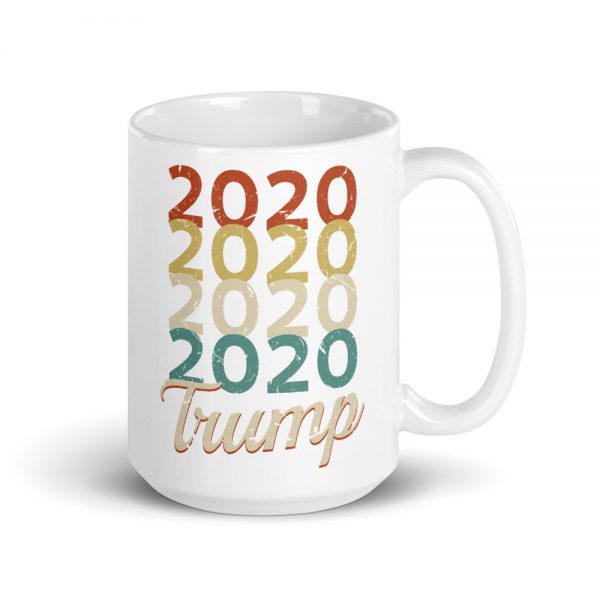 Trump 2020 Vintage Style Coffee Mug - Image 4