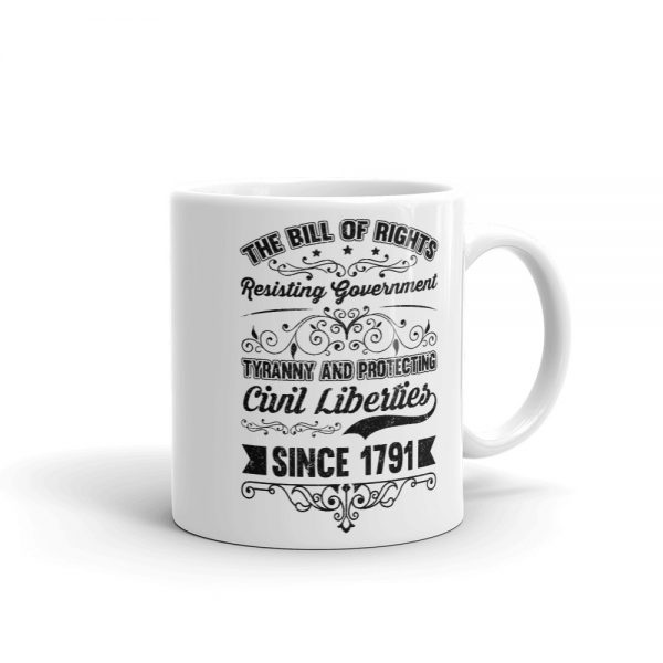 The Bill of Rights Vintage Typography Coffee Mug