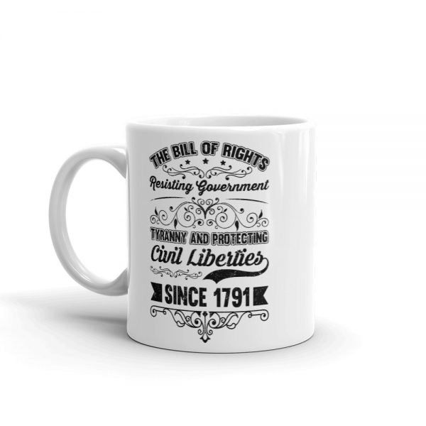 The Bill of Rights Vintage Typography Coffee Mug - Image 2