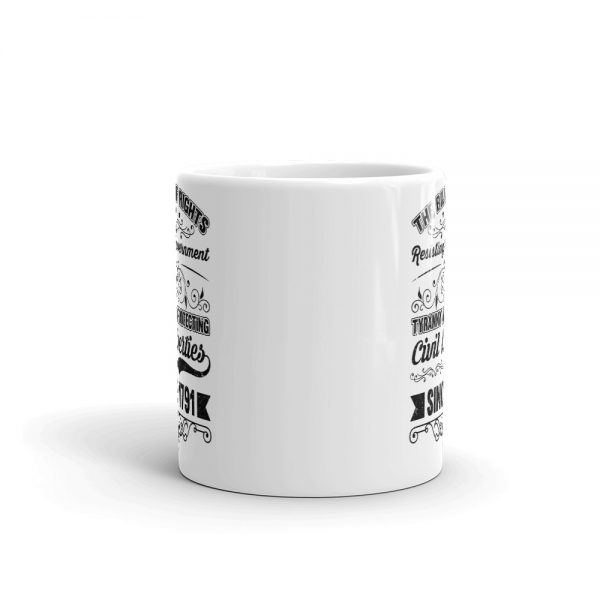 The Bill of Rights Vintage Typography Coffee Mug - Image 3