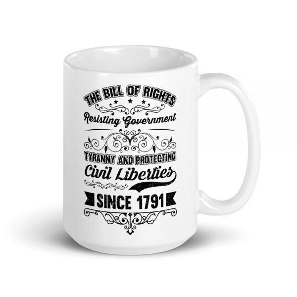 The Bill of Rights Vintage Typography Coffee Mug - Image 4