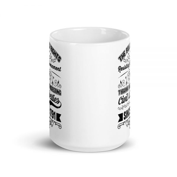 The Bill of Rights Vintage Typography Coffee Mug - Image 6