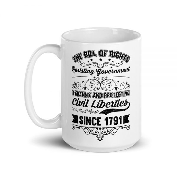 The Bill of Rights Vintage Typography Coffee Mug - Image 5