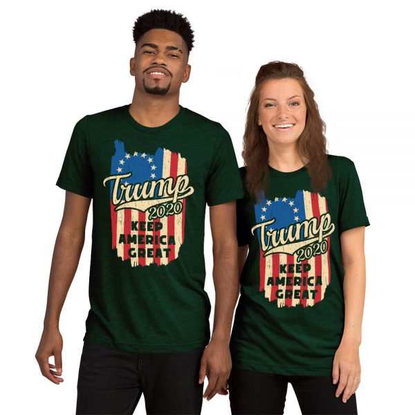 Betsy Ross Trump 2020 Keep America Great T Shirt - Image 3