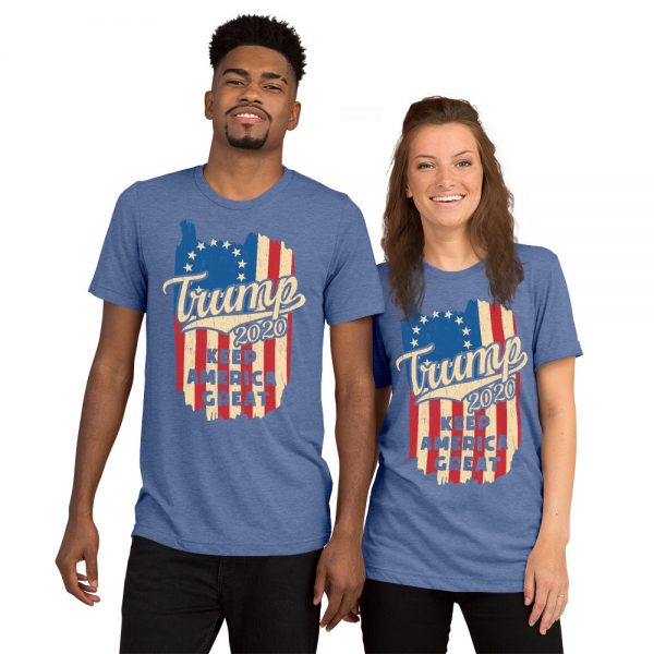 Betsy Ross Trump 2020 Keep America Great T Shirt - Image 9