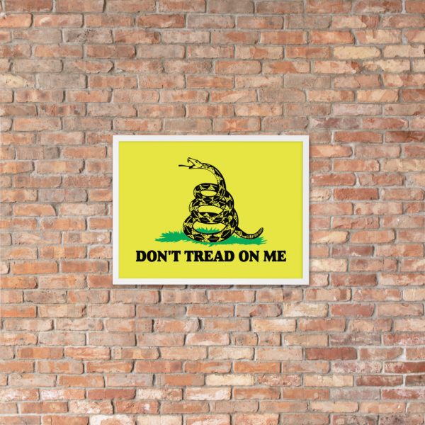 Gadsden Flag FRAMED Poster - Image 5