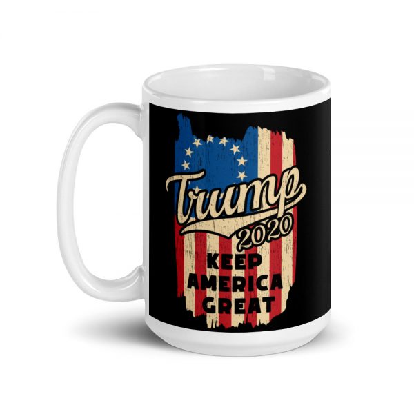 Betsy Ross Trump 2020 Keep America Great Mug - Image 4