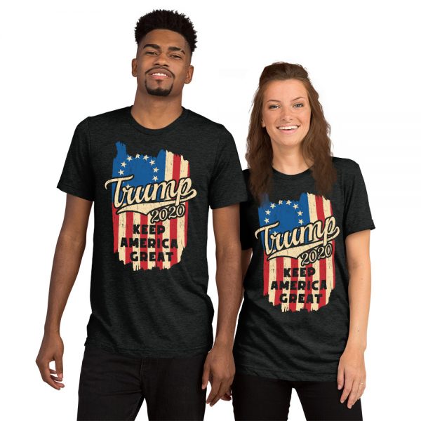 Betsy Ross Trump 2020 Keep America Great T Shirt - Image 4