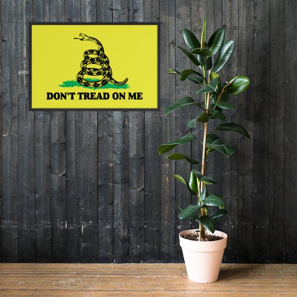 Gadsden Flag FRAMED Poster