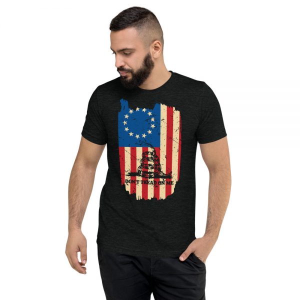 Betsy Ross Gadsden Flag T-Shirt - Image 3