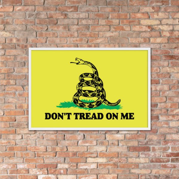 Gadsden Flag FRAMED Poster - Image 7