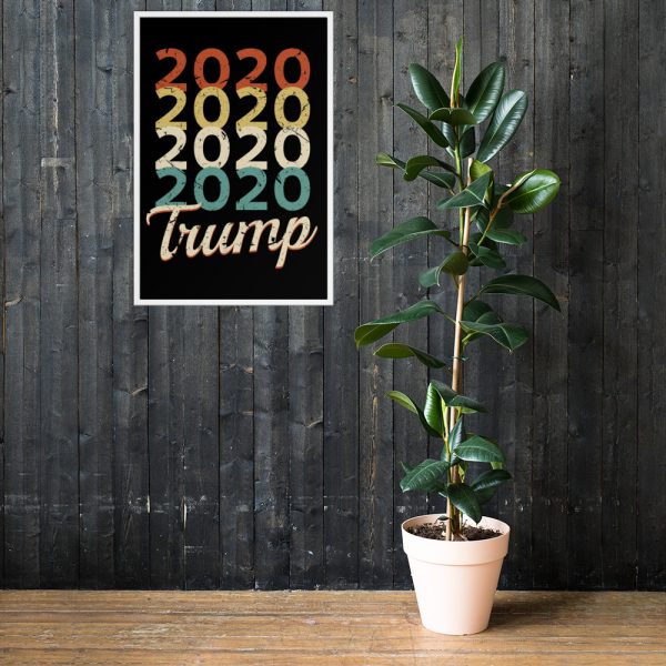 Trump 2020 Vintage Framed poster - Image 7