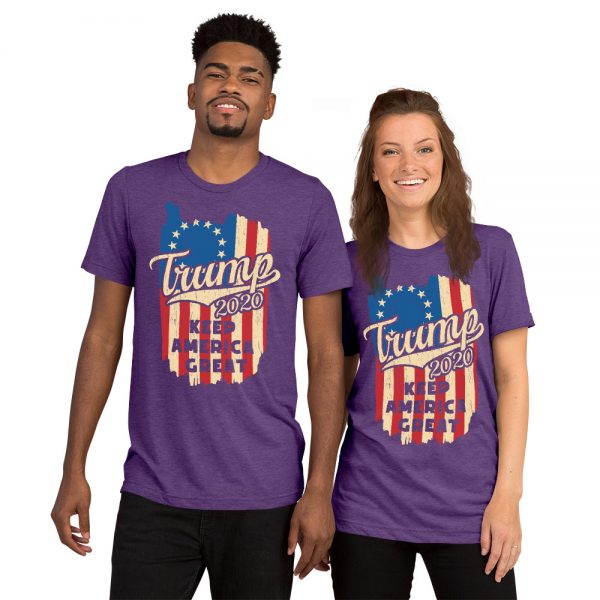 Betsy Ross Trump 2020 Keep America Great T Shirt - Image 8