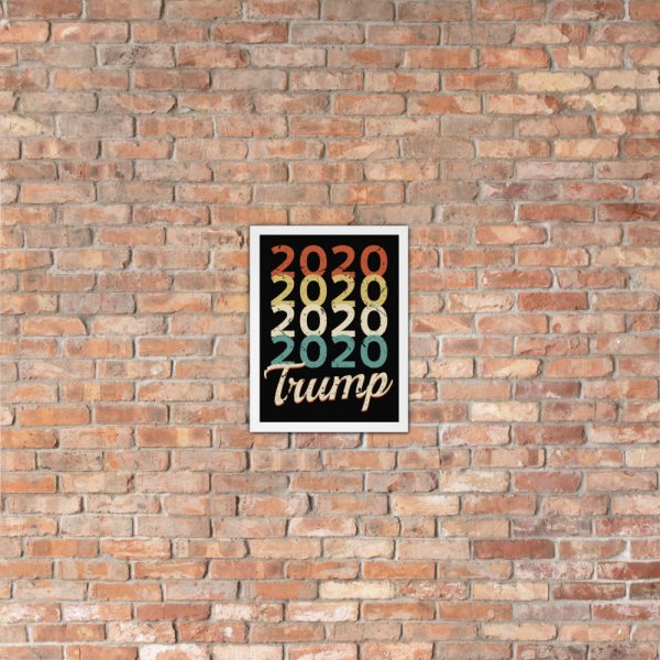 Trump 2020 Vintage Framed poster - Image 5