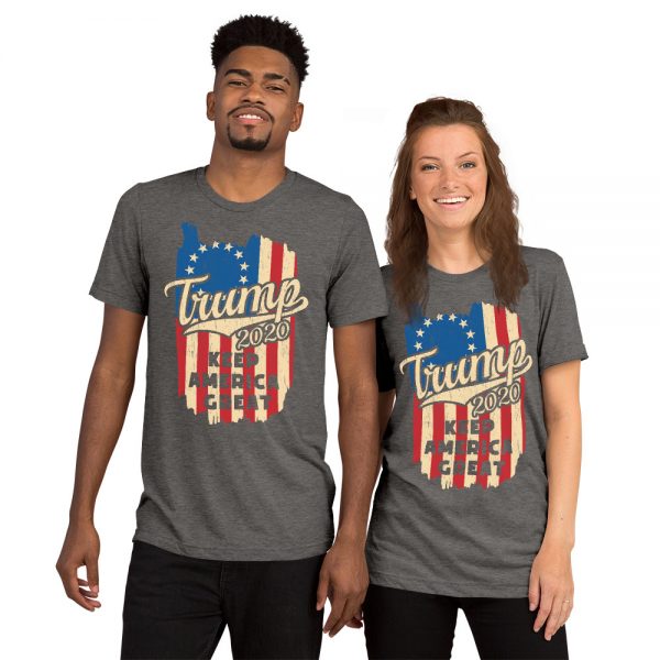 Betsy Ross Trump 2020 Keep America Great T Shirt - Image 6