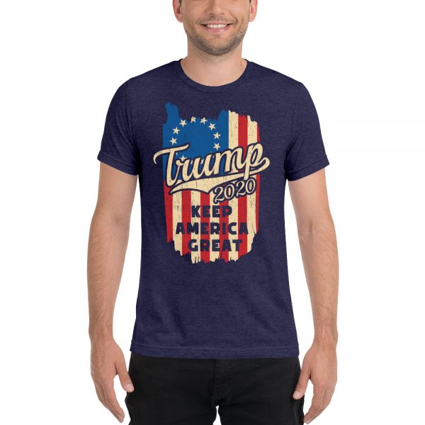 Betsy Ross Trump 2020 Keep America Great T Shirt - Image 2