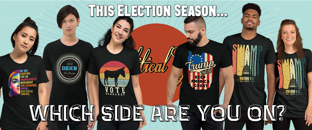 Political Gifts for Republicans and Democrats. Which side are you on this 2020 election season?